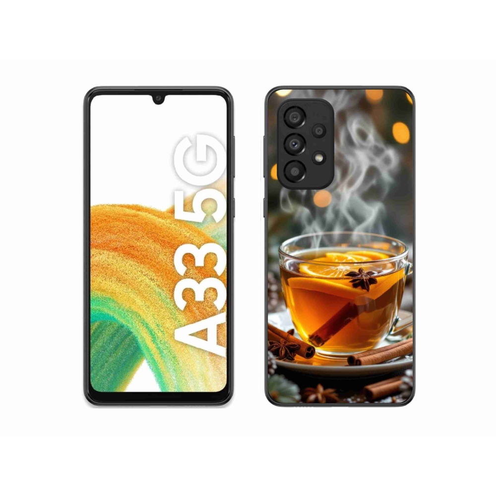 Gélový kryt mmCase na Samsung Galaxy A33 - vianočný punč