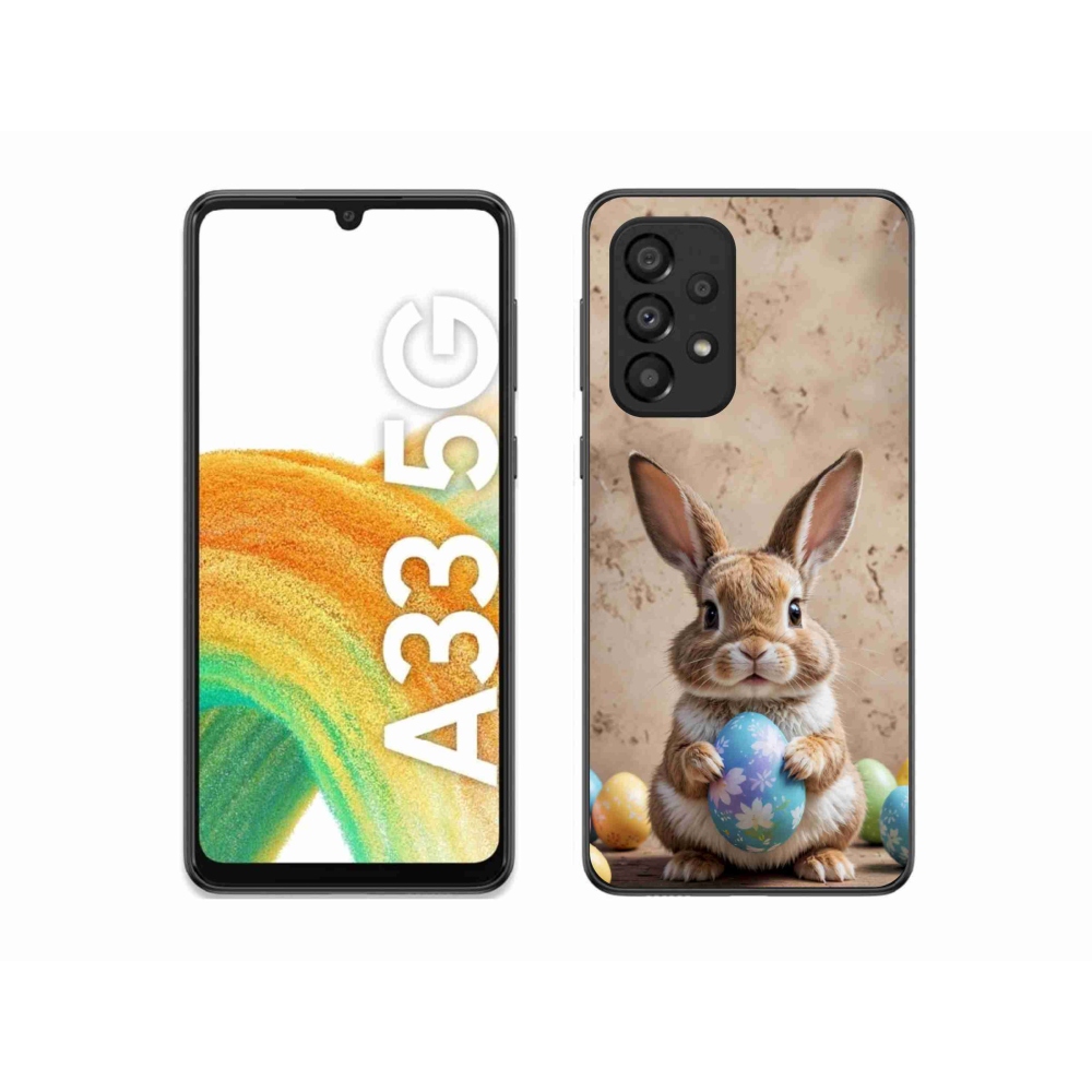 Gélový kryt mmCase na Samsung Galaxy A33 - veľkonočný zajačik