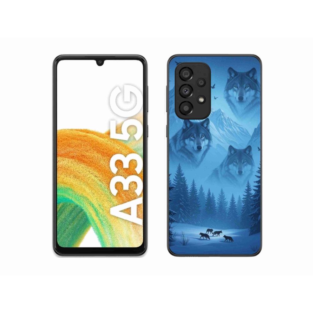 Gélový kryt mmCase na Samsung Galaxy A33 - vlčia svorka