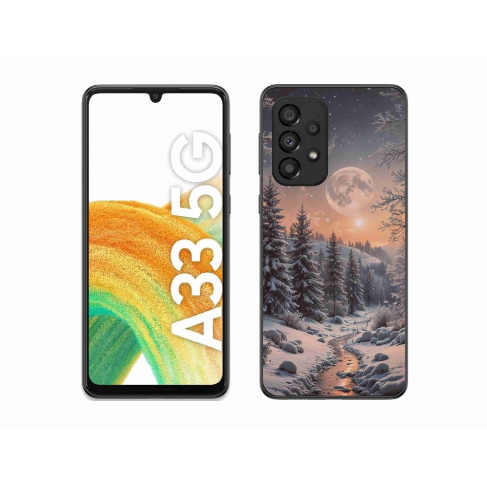 Gélový kryt mmCase na Samsung Galaxy A33 - zimná krajina 2