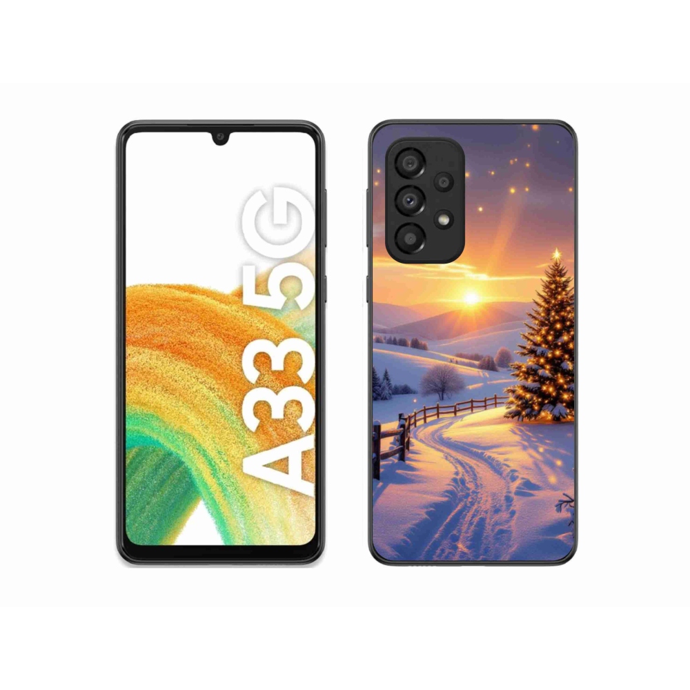 Gélový kryt mmCase na Samsung Galaxy A33 - zimná krajina
