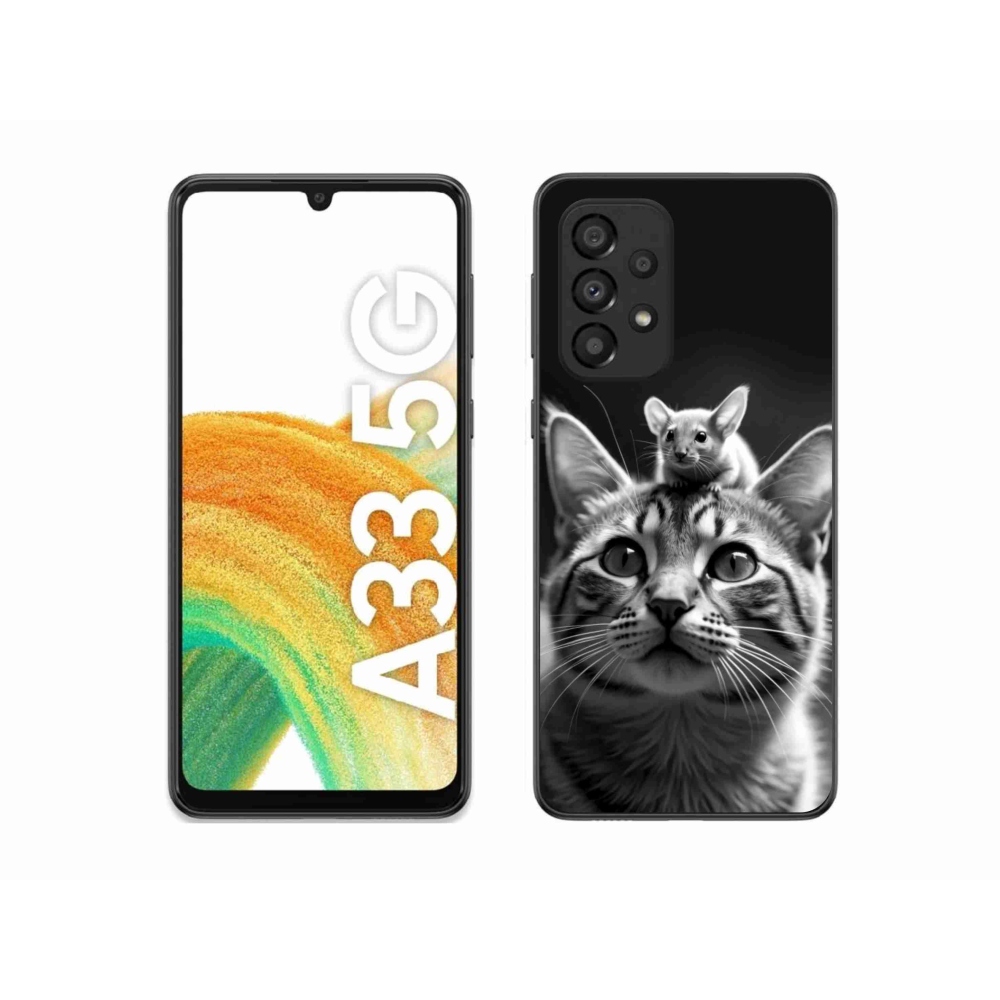 Gélový kryt mmCase na Samsung Galaxy A33 - zvieracie priateľstvo 2