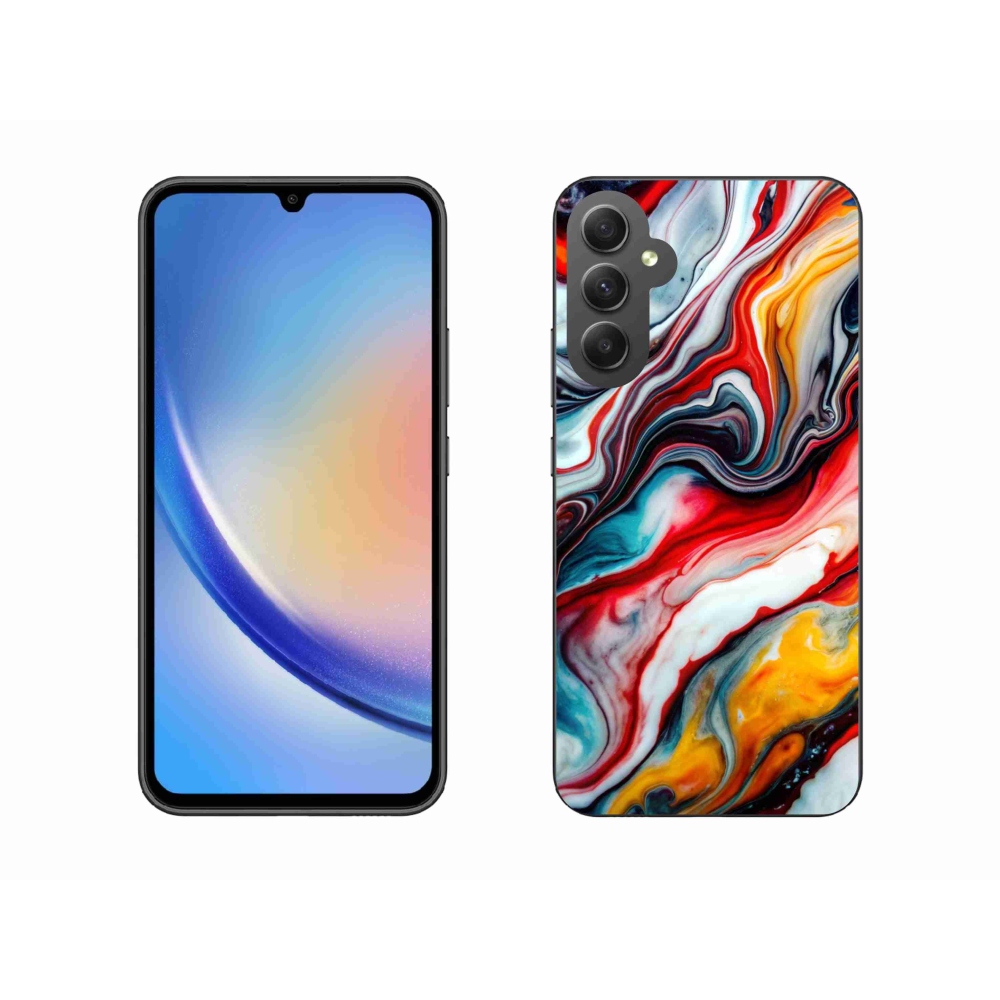 Gélový kryt mmCase na Samsung Galaxy A34 5G - abstraktný motív 35