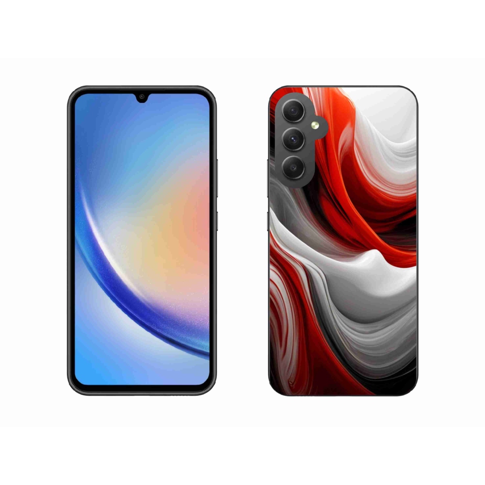 Gélový kryt mmCase na Samsung Galaxy A34 5G - abstraktný motív 47