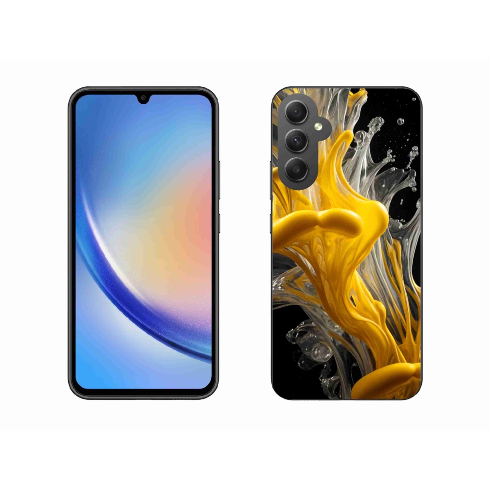 Gélový kryt mmCase na Samsung Galaxy A34 5G - abstraktný motív 48