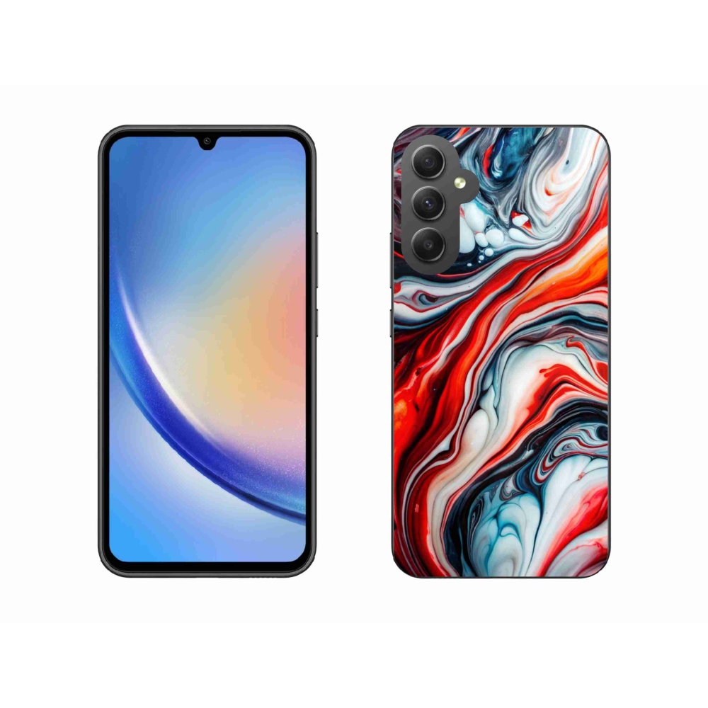 Gélový kryt mmCase na Samsung Galaxy A34 5G - abstraktný motív 63
