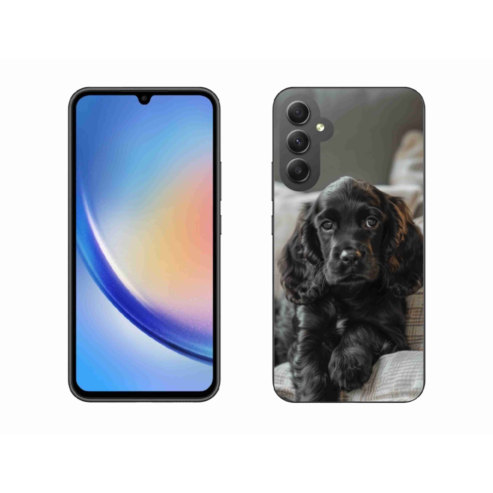 Gélový kryt mmCase na Samsung Galaxy A34 5G - anglický kokeršpaniel