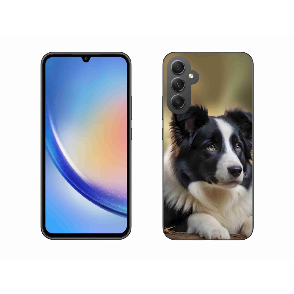 Gélový kryt mmCase na Samsung Galaxy A34 5G - border kólia 2