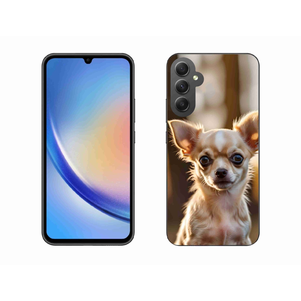 Gélový kryt mmCase na Samsung Galaxy A34 5G - čivava 6
