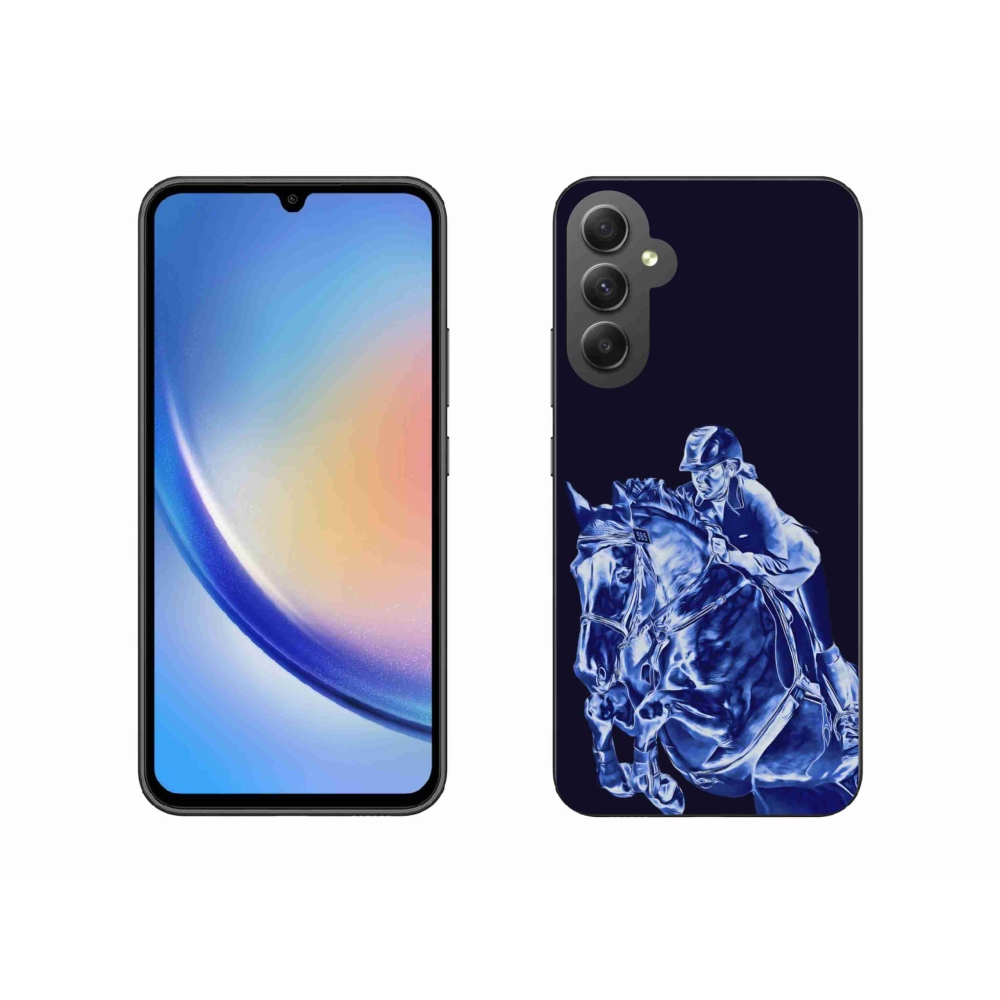 Gélový kryt mmCase na Samsung Galaxy A34 5G - dostihový kôň