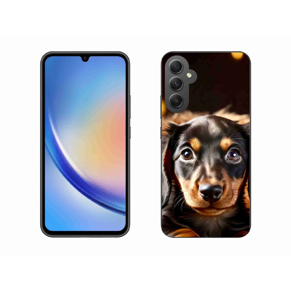 Gélový kryt mmCase na Samsung Galaxy A34 5G - jazvečík