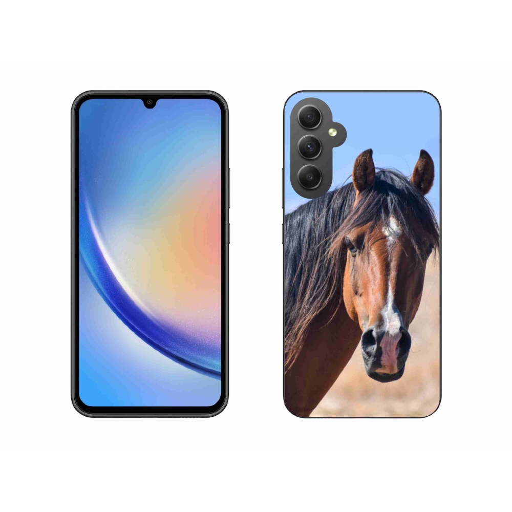 Gélový kryt mmCase na Samsung Galaxy A34 5G - pokojný kôň