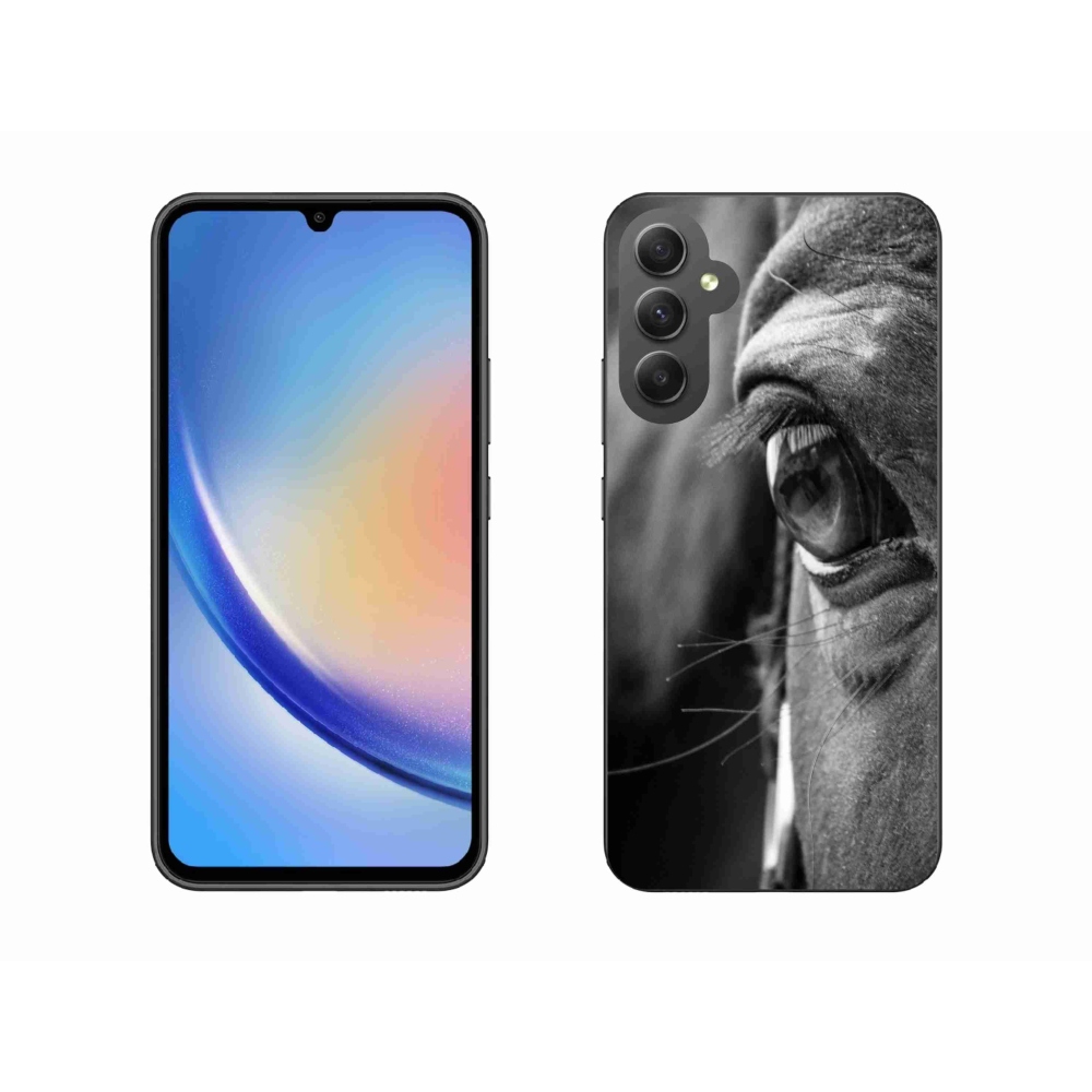 Gélový kryt mmCase na Samsung Galaxy A34 5G - konský pohľad