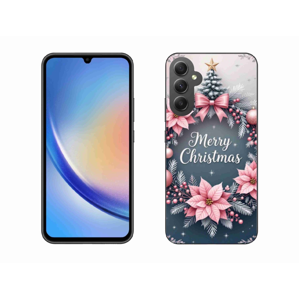 Gélový kryt mmCase na Samsung Galaxy A34 5G - merry christmas
