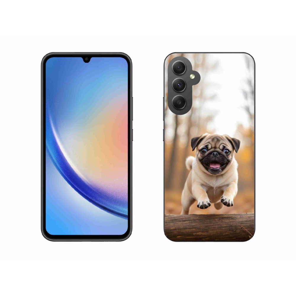 Gélový kryt mmCase na Samsung Galaxy A34 5G - mops 2