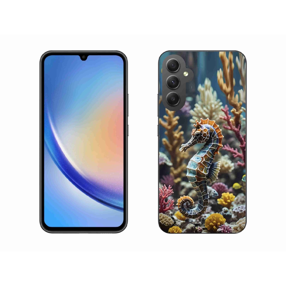 Gélový kryt mmCase na Samsung Galaxy A34 5G - morský koník 2