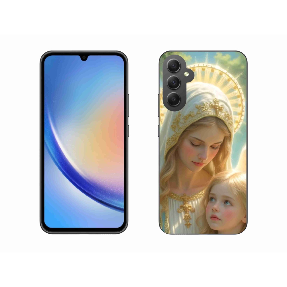 Gélový kryt mmCase na Samsung Galaxy A34 5G - náboženský motív 2