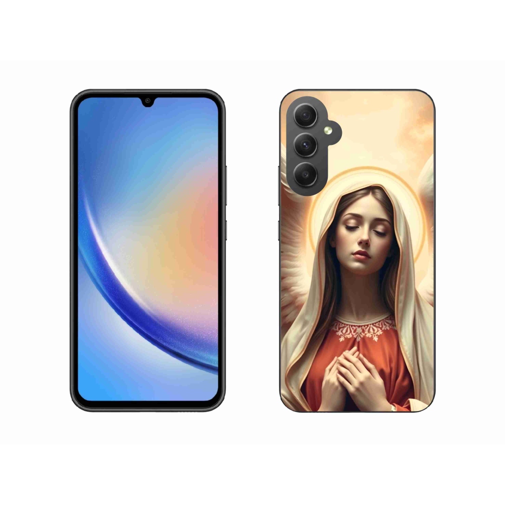 Gélový kryt mmCase na Samsung Galaxy A34 5G - náboženský motív