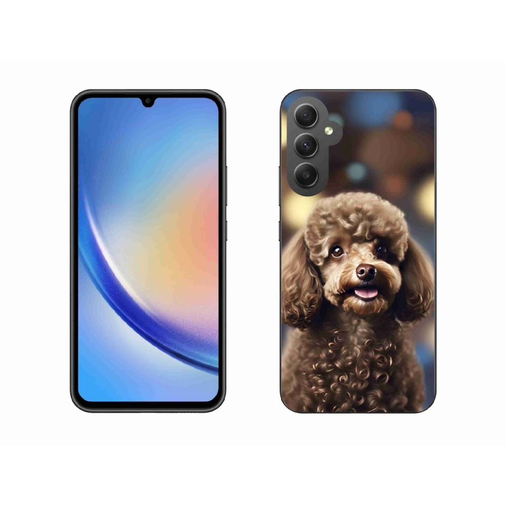 Gélový kryt mmCase na Samsung Galaxy A34 5G - roztomilý pudel