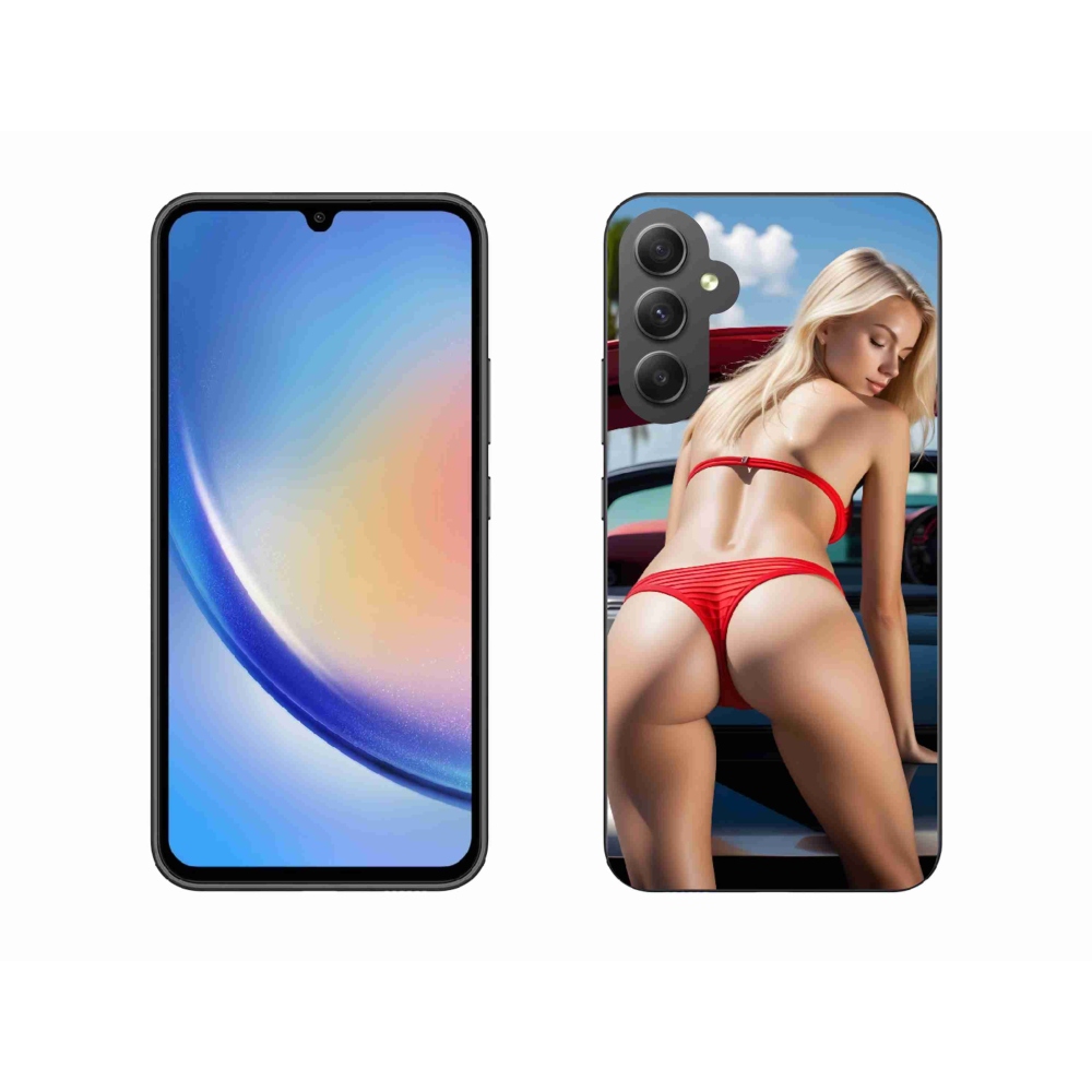 Gélový kryt mmCase Samsung Galaxy A34 5G - sexy žena 2