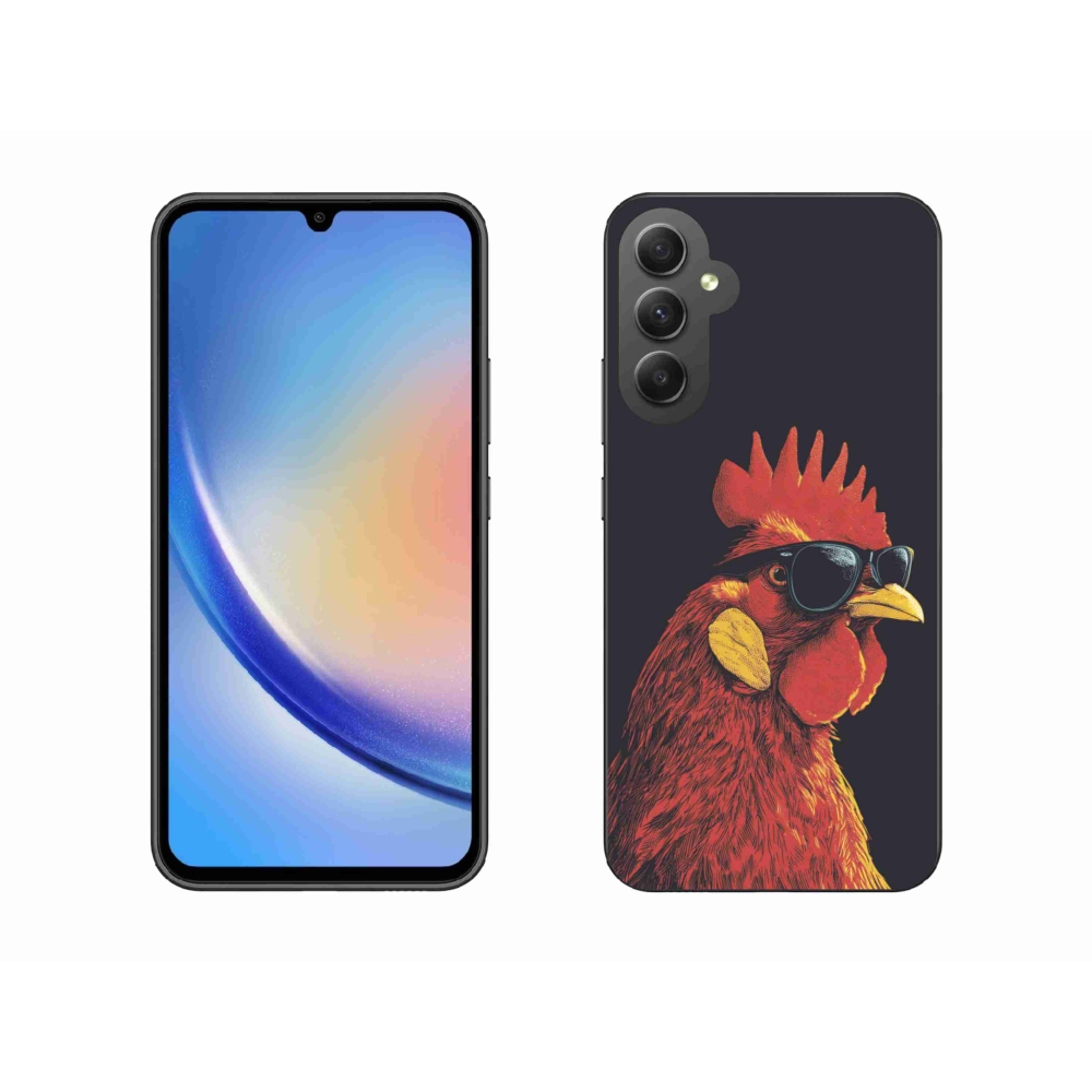Gélový kryt mmCase na Samsung Galaxy A34 5G - štýlový kohút