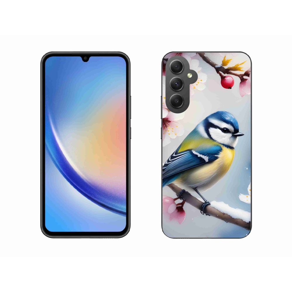 Gélový kryt mmCase na Samsung Galaxy A34 5G - sýkorka