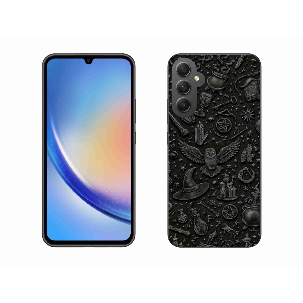 Gélový kryt mmCase na Samsung Galaxy A34 5G - tmavý magický svet
