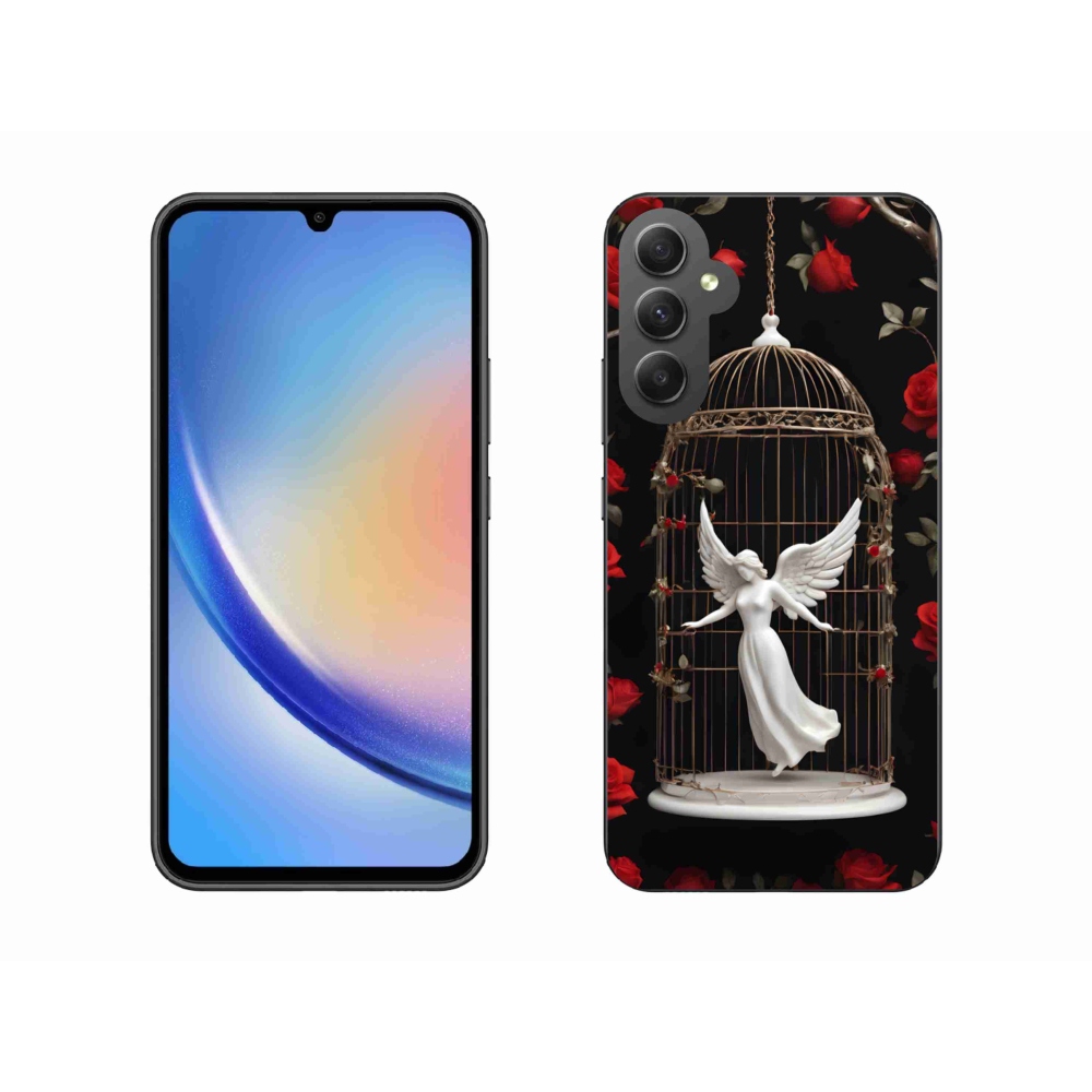 Gélový kryt mmCase na Samsung Galaxy A34 5G - uväznený anjel