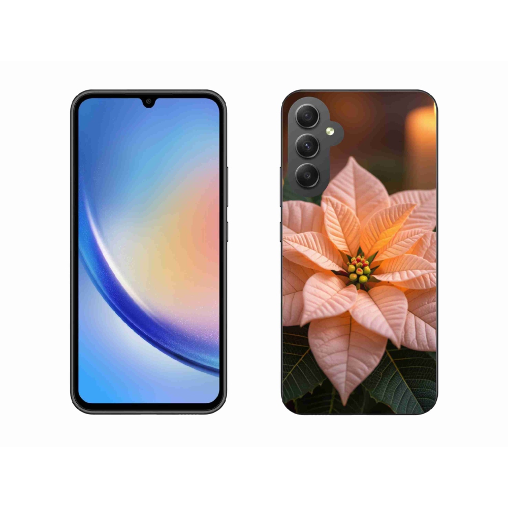 Gélový kryt mmCase na Samsung Galaxy A34 5G - vianočná hviezda