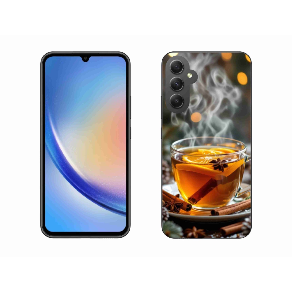 Gélový kryt mmCase na Samsung Galaxy A34 5G - vianočný punč