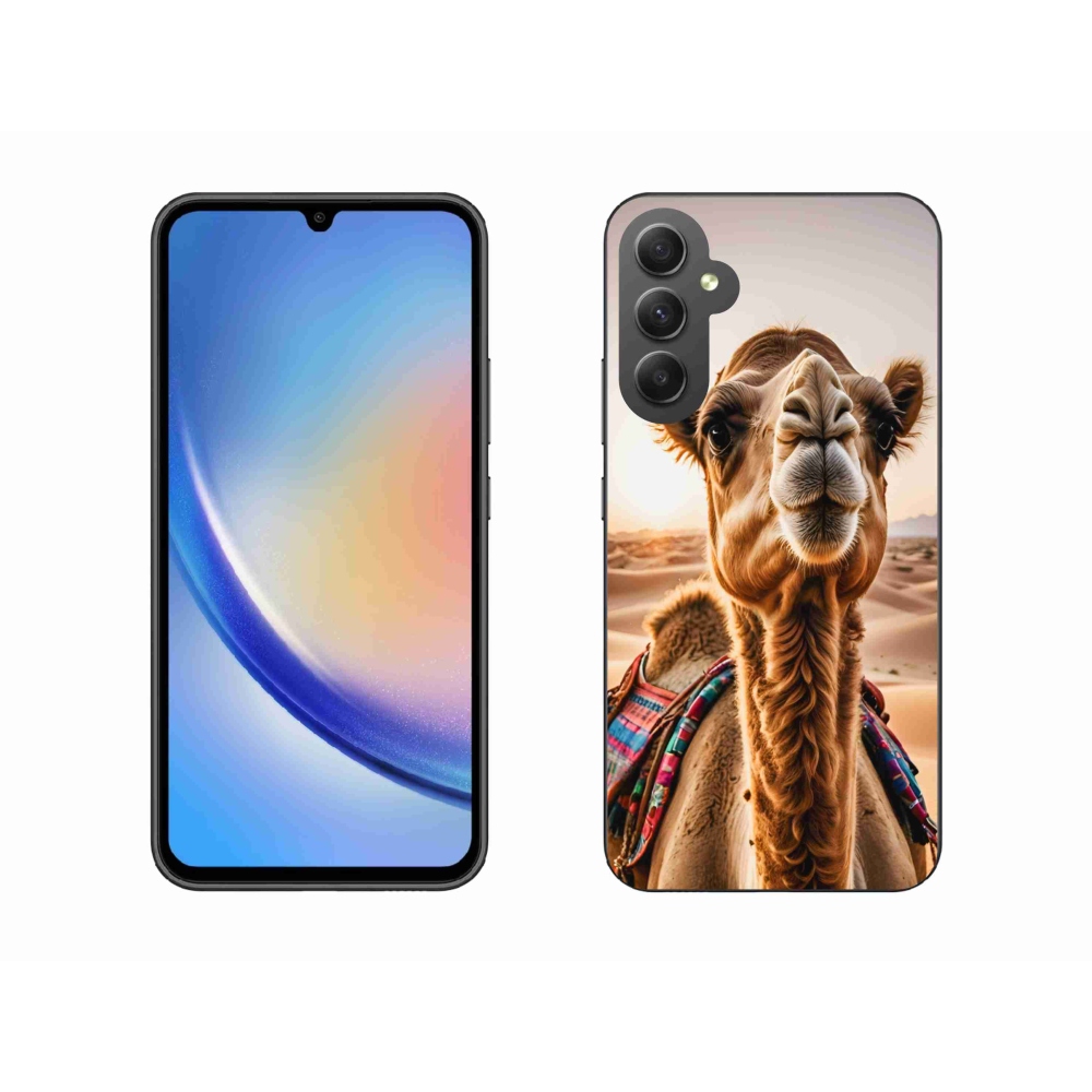 Gélový kryt mmCase na Samsung Galaxy A34 5G - ťava