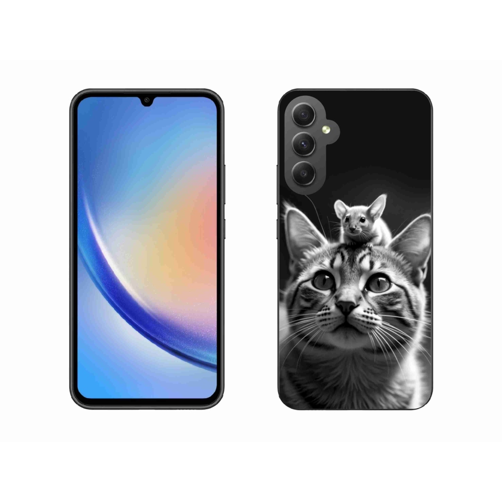 Gélový kryt mmCase na Samsung Galaxy A34 5G - zvieracie priateľstvo 2