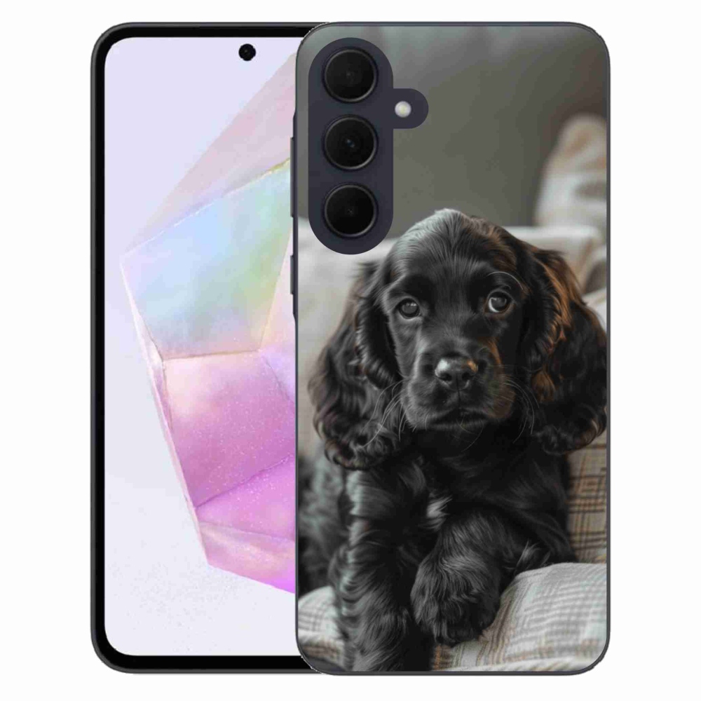 Gélový kryt mmCase na Samsung Galaxy A35 5G - anglický kokeršpaniel