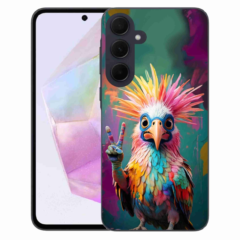 Gélový kryt mmCase na Samsung Galaxy A35 5G - farebný rebel