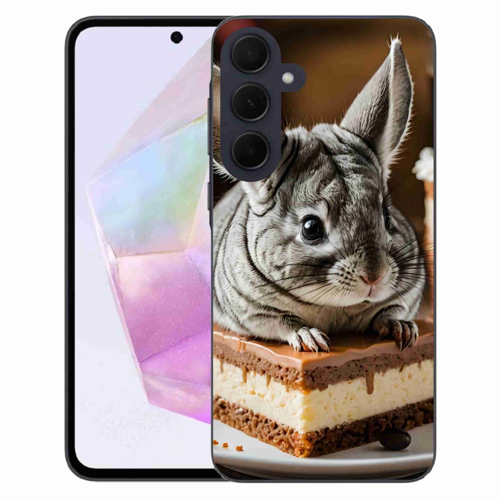 Gélový kryt mmCase na Samsung Galaxy A35 5G - činčila