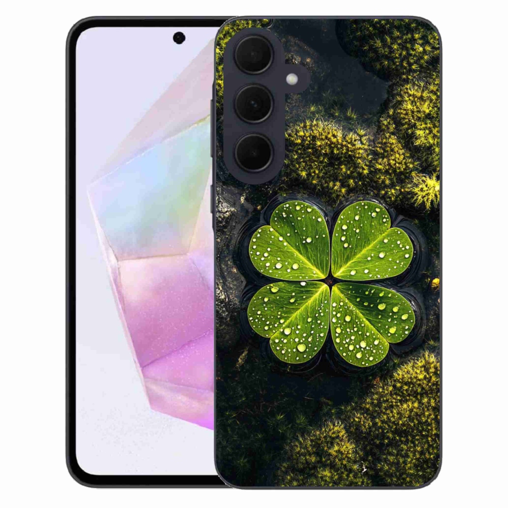 Gélový kryt mmCase na Samsung Galaxy A35 5G - štvorlístok