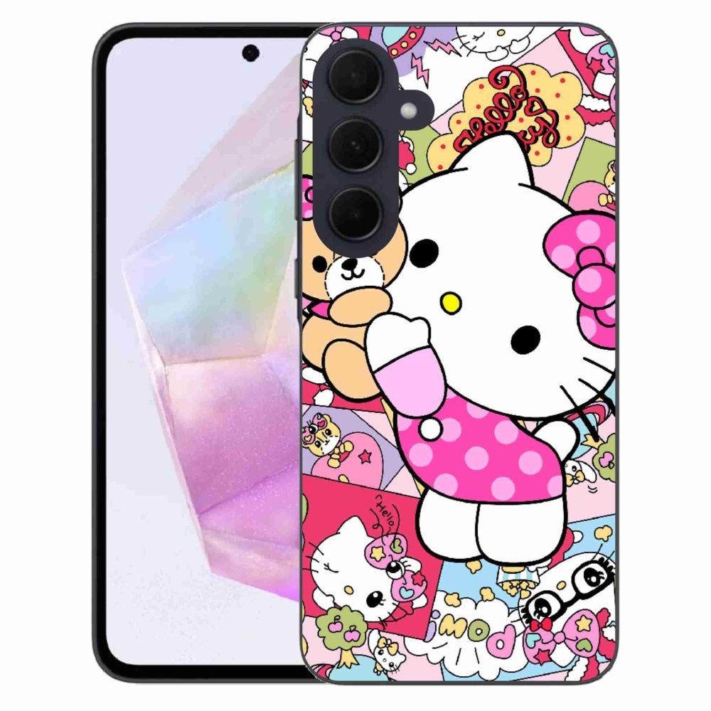 Gélový kryt mmCase na Samsung Galaxy A35 5G - cute kitty