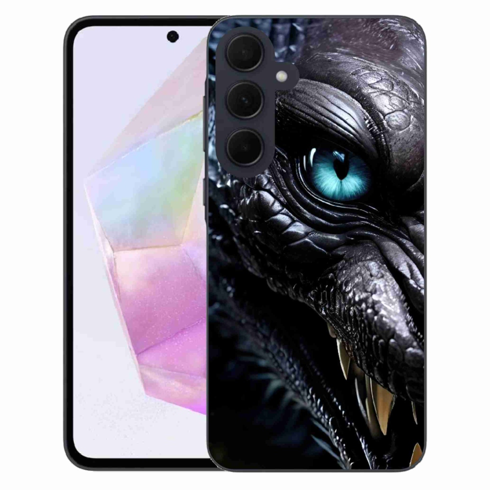 Gélový kryt mmCase na Samsung Galaxy A35 5G - dračí pohľad