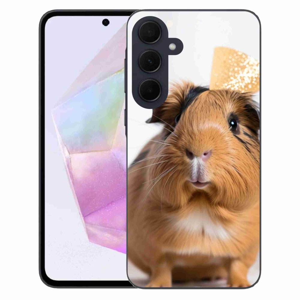 Gélový kryt mmCase na Samsung Galaxy A35 5G - hnedé morča