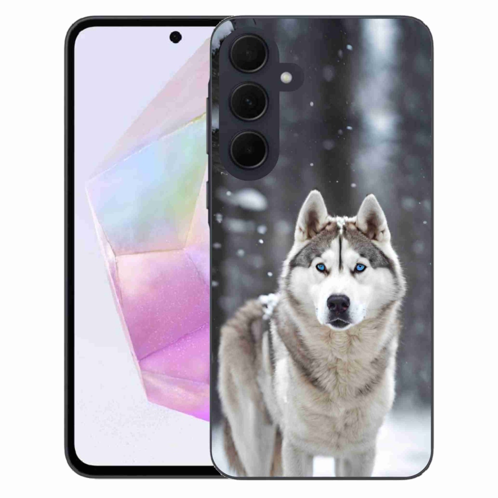 Gélový kryt mmCase na Samsung Galaxy A35 5G - husky 2
