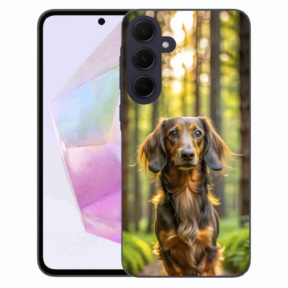 Gélový kryt mmCase na Samsung Galaxy A35 5G - jazvečík 4