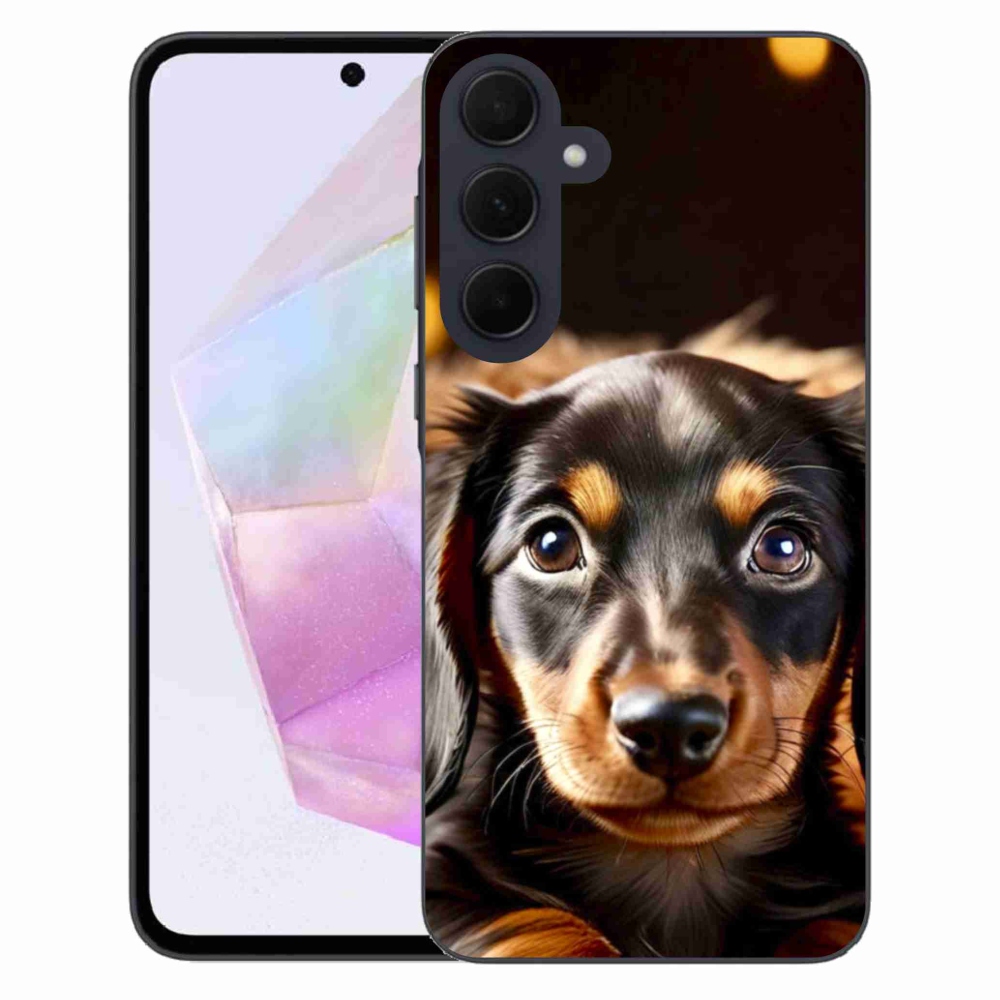 Gélový kryt mmCase na Samsung Galaxy A35 5G - jazvečík