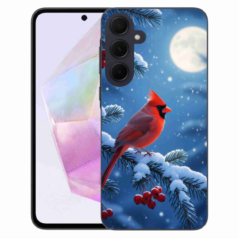 Gélový kryt mmCase na Samsung Galaxy A35 5G - kardinál červený