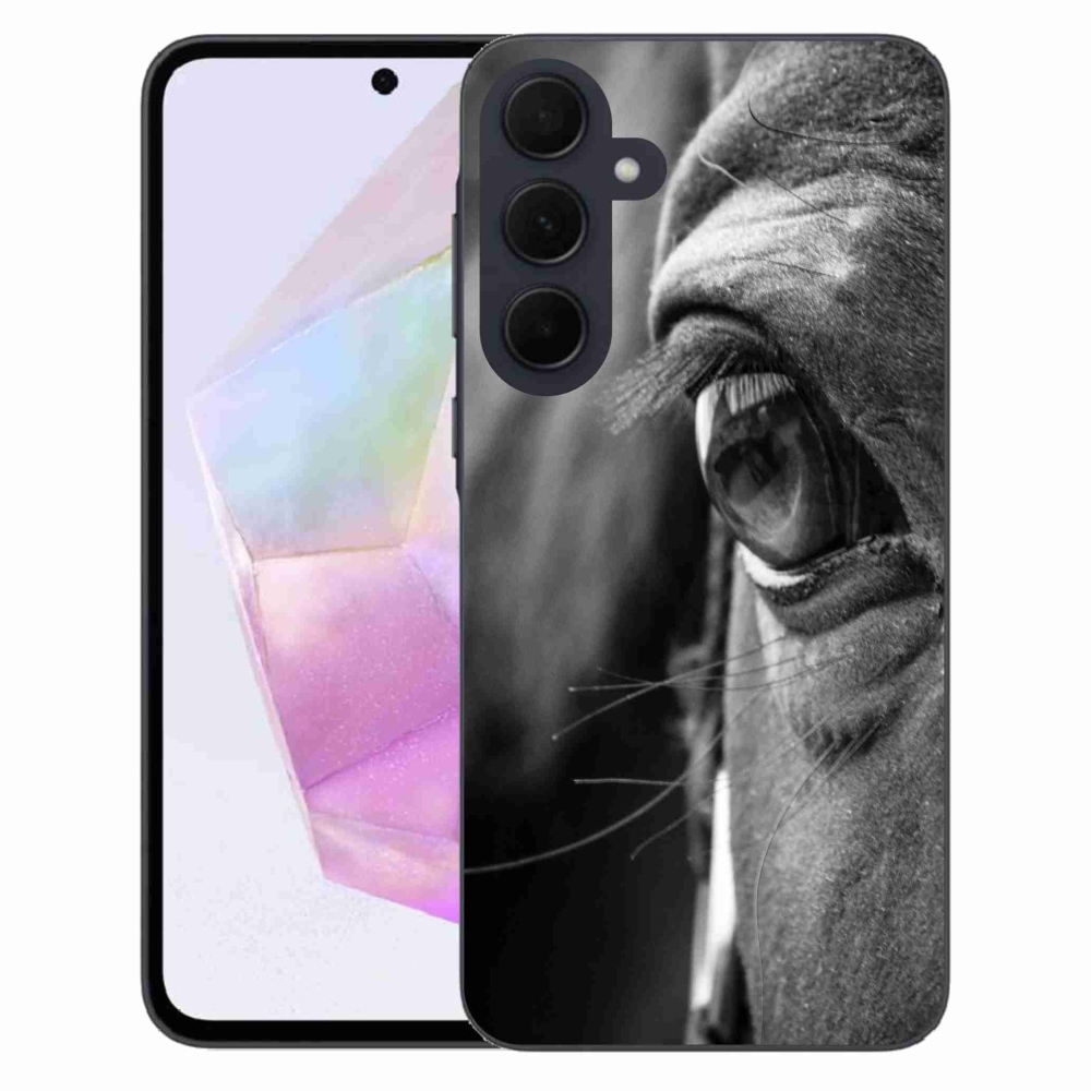 Gélový kryt mmCase na Samsung Galaxy A35 5G - konský pohľad