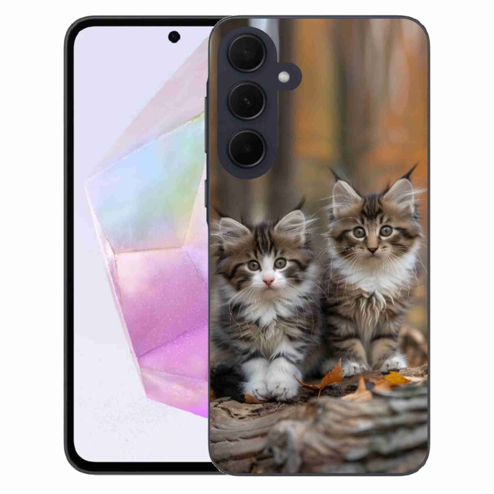 Gélový kryt mmCase na Samsung Galaxy A35 5G - mačacie duo 3