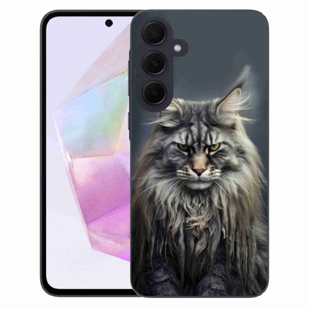 Gélový kryt mmCase na Samsung Galaxy A35 5G - mačacie pohľad 4