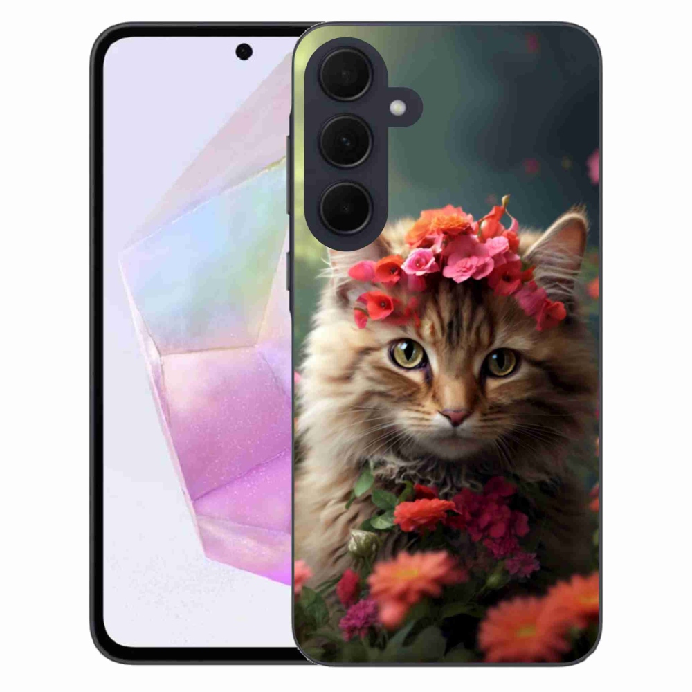 Gélový kryt mmCase na Samsung Galaxy A35 5G - mačacia princezná