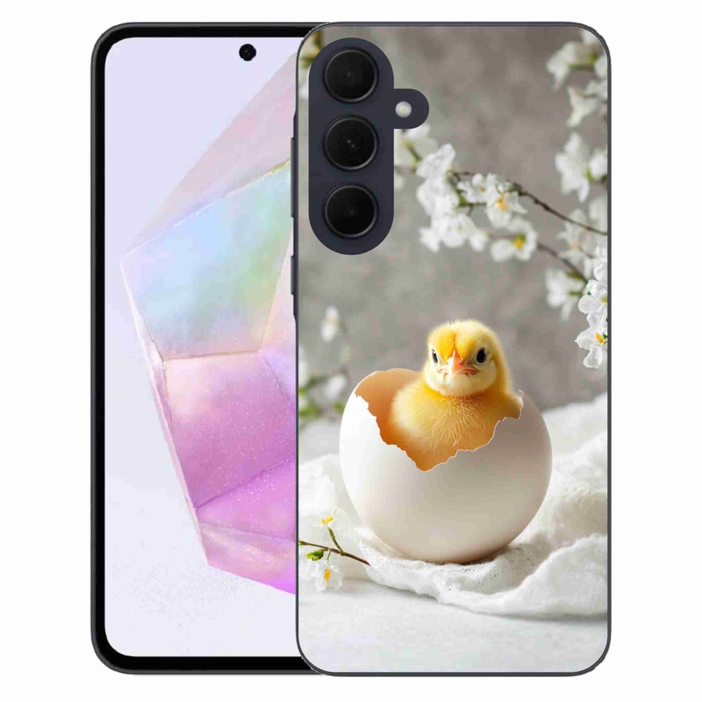 Gélový kryt mmCase na Samsung Galaxy A35 5G - kuriatko