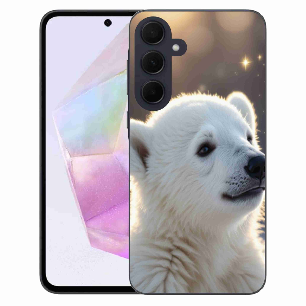Gélový kryt mmCase na Samsung Galaxy A35 5G - ľadový medveď
