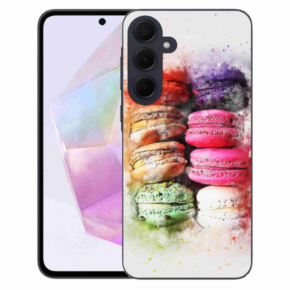 Gélový kryt mmCase na Samsung Galaxy A35 5G - makrónky
